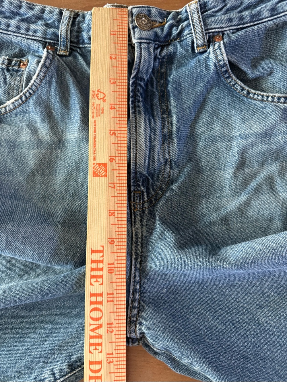 BDG Cropped Ankle Wide-Leg Jeans in Medium Blue - Picture 6 of 7